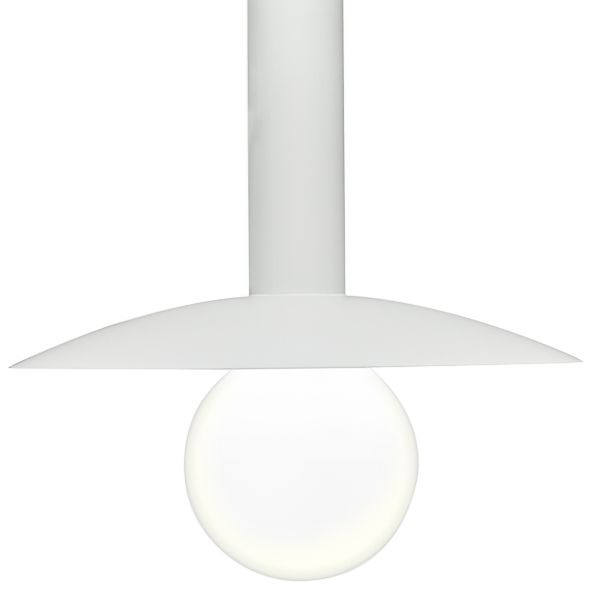 Image 4 UltraLights Solo 12" Wide White LED Retrofit Mini Pendant - Made to Order more views