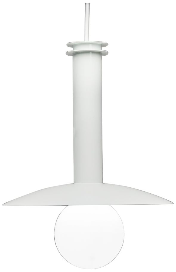 UltraLights Solo 12" Wide White LED Retrofit Mini Pendant - Made to Order in scene