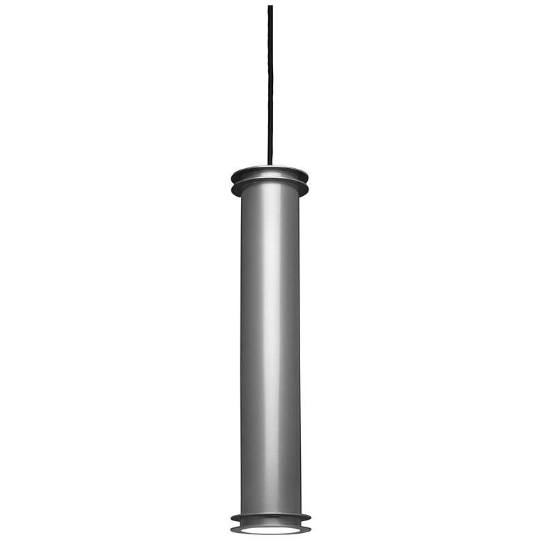 Image 1 UltraLights Solo 4" Wide Satin Pewter LED Retrofit Mini Pendant