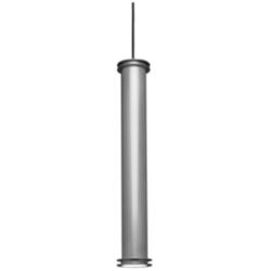 UltraLights Solo 4" Wide Satin Pewter LED Retrofit Mini Pendant