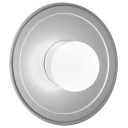 UltraLights Solo 8" High Satin Pewter LED Retrofit Wall Sconce