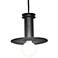 UltraLights Solo 8" Wide Black LED Retrofit Mini Pendant