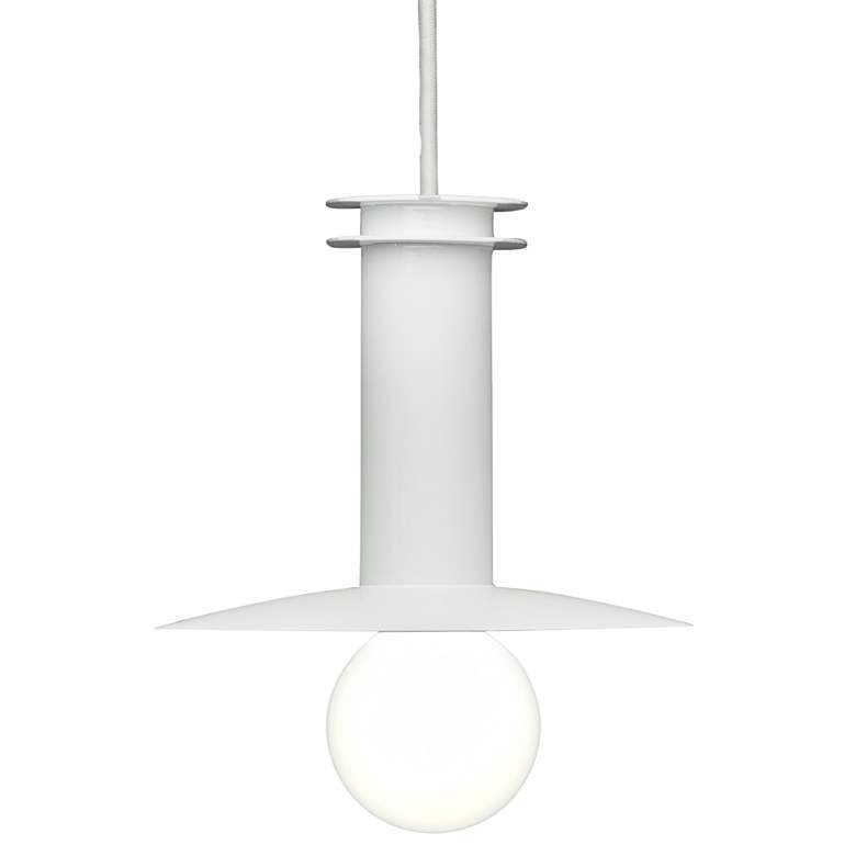 Image 3 UltraLights Solo 8" Wide White and Pendant