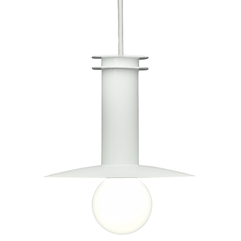 UltraLights Solo 8" Wide White LED Retrofit Mini Pendant - Made to Ord