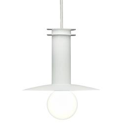 UltraLights Solo 8" Wide White LED Retrofit Mini Pendant
