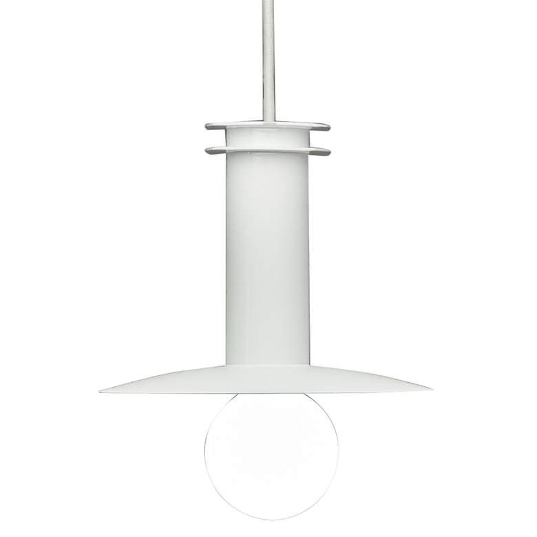 Image 6 UltraLights Solo 8" Wide White LED Retrofit Mini Pendant more views