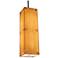 UltraLights Strata 12" Wide Dark Iron and Tea 0-10V LED Mini Pendant