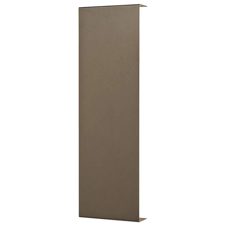 Image 1 UltraLights Strata 24"H Chestnut and Opal TRIAC LED Outdoor Wall Light