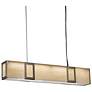 UltraLights Strata 36"W Bronze Age w/ Caramel TRIAC LED Linear Pendant