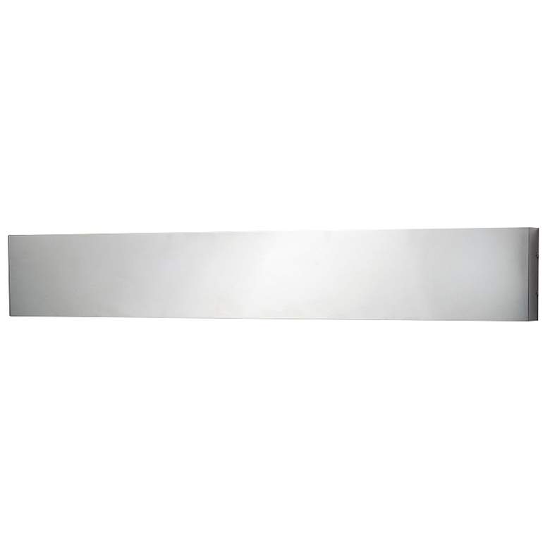 Image 1 UltraLights Strata 36"W Chrome and Opal Acrylic 0-10V LED Bath Light