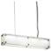 UltraLights Strata 36"W Dark Iron and Opal 0-10V LED Linear Pendant