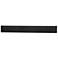 UltraLights Strata 48" Wide Black Pearl and Opal 0-10V LED Bath Light