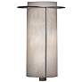 1_UltraLights Synergy 14" High Smoked Silver LED ADA Wall Sconce