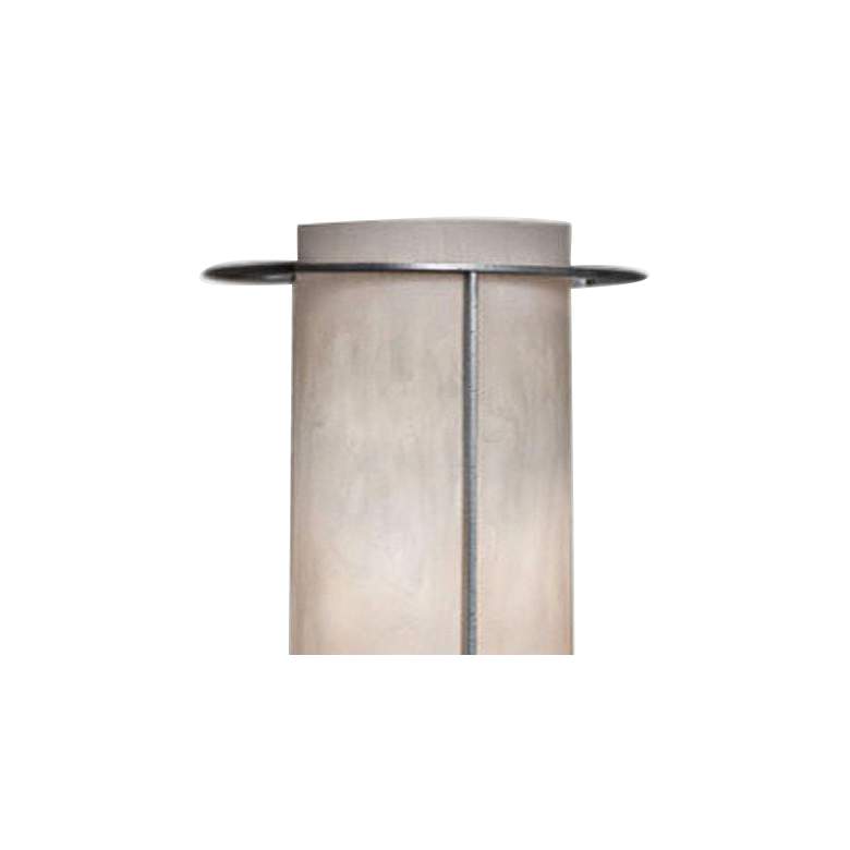 Image 2 UltraLights Synergy 14 inch High Smoked Silver White Swirl ADA LED Sconce more views
