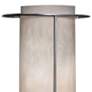 UltraLights Synergy 14" High Smoked Silver White Swirl ADA LED Sconce