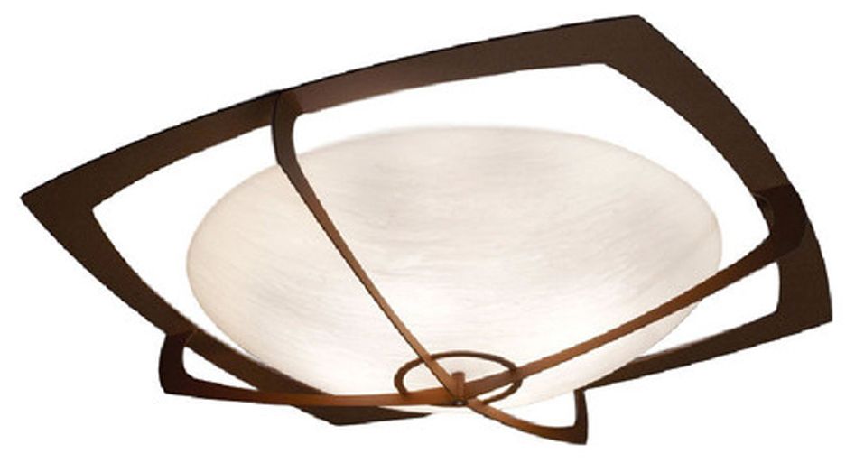 UltraLights Synergy 18" Empire Bronze Triac LED Ceiling Light Made to