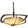 UltraLights Synergy 18" Wide Age Bronze Standard Base Pendant Light