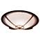 UltraLights Synergy 18" Wide Bronze Standard Base Ceiling Light
