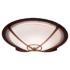UltraLights Synergy 18" Wide Bronze Standard Base Ceiling Light