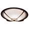 UltraLights Synergy 18" Wide Bronze Univeral LED Ceiling Light
