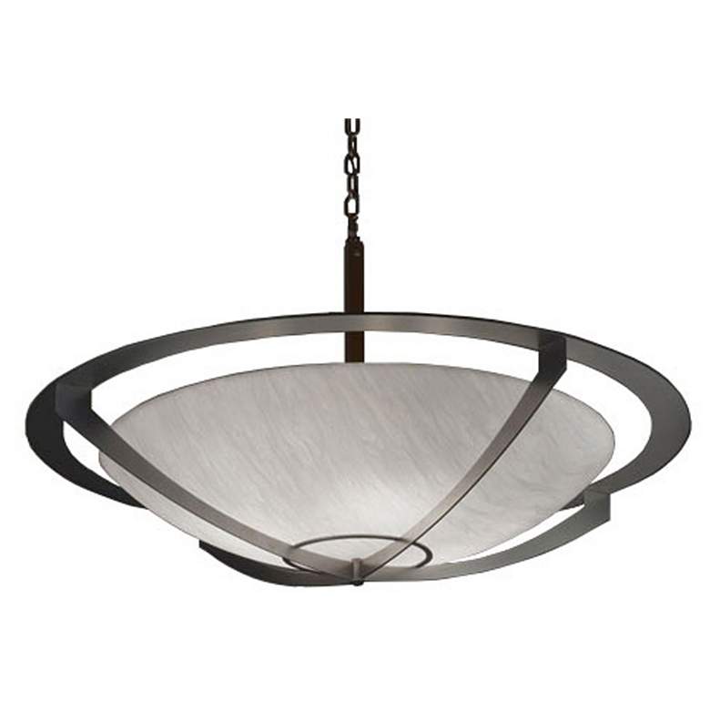 Image 1 UltraLights Synergy 18" Wide Dark Iron Triac LED Pendant Light