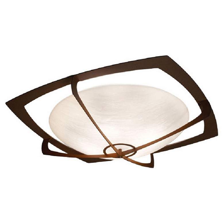 Image 1 UltraLights Synergy 18" Wide Empire Bronze Standard Base Ceiling Light