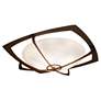 UltraLights Synergy 18" Wide Empire Bronze Standard Base Ceiling Light