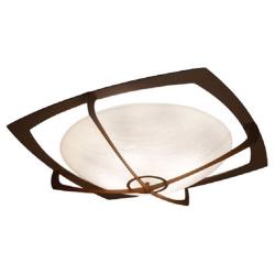 UltraLights Synergy 18" Wide Empire Bronze Triac LED Ceiling Light