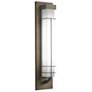 UltraLights Synergy 23" High Cast Bronze Opal LED Outdoor Wall Light