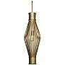 UltraLights Vasi 10" Wide New Brass LED Retrofit Mini Pendant
