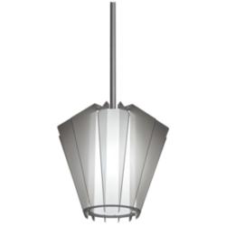 UltraLights Vasi 10" Wide Satin Pewter Mini Pendant