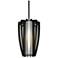 UltraLights Vasi 12" Wide Black Pearl LED Retrofit Mini Pendant