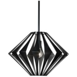 UltraLights Vasi 13&quot; High Black and Interior Sconce