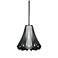 UltraLights Vasi 14 1/2" Wide Dark Iron LED Retrofit Pendant Light