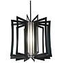 UltraLights Vasi 20" Wide Black LED Retrofit Pendant Light