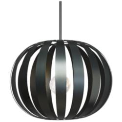 UltraLights Vasi 23 3/4" Wide Black LED Retrofit Pendant Light