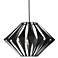 UltraLights Vasi 24" Wide Black Pearl Pendant Light