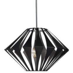 UltraLights Vasi 24" Wide Black Pearl Pendant Light