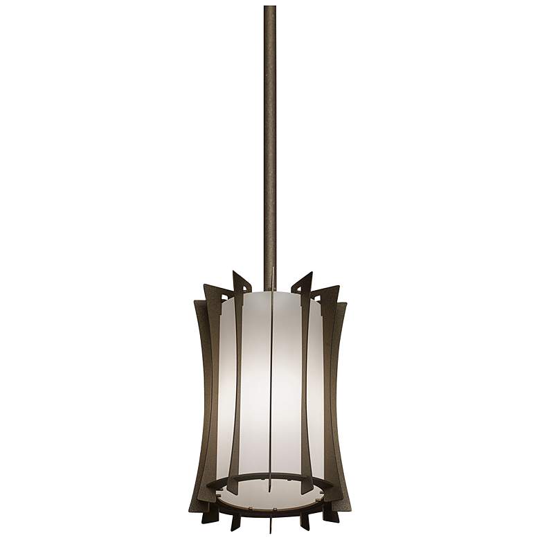 Image 1 UltraLights Vasi 6" Wide Cast Bronze LED Retrofit Mini Pendant