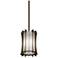 UltraLights Vasi 6" Wide Cast Bronze LED Retrofit Mini Pendant