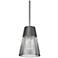 UltraLights Vasi 7 1/2" Wide Satin Pewter LED Retrofit Mini Pendant