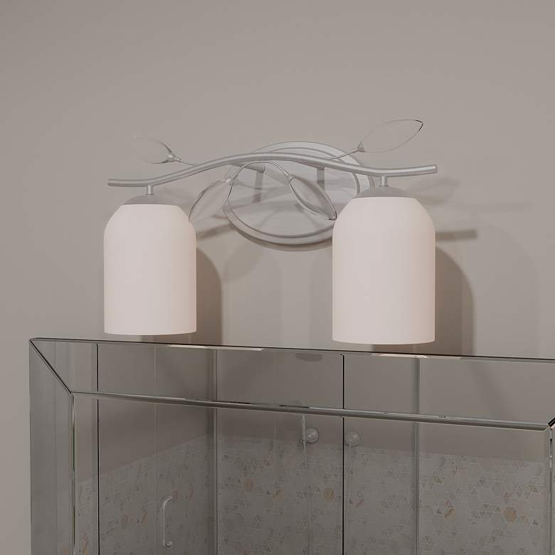 Image 1 Ulysses 2-Light Brushed Nickel Bath Light