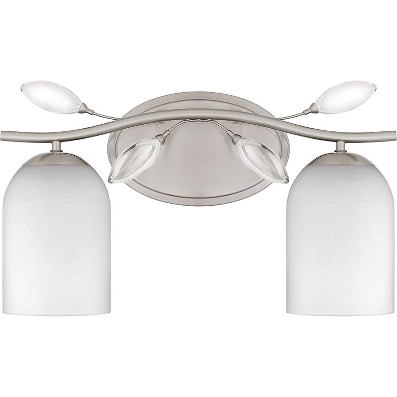 Image 4 Ulysses 2-Light Brushed Nickel Bath Light more views