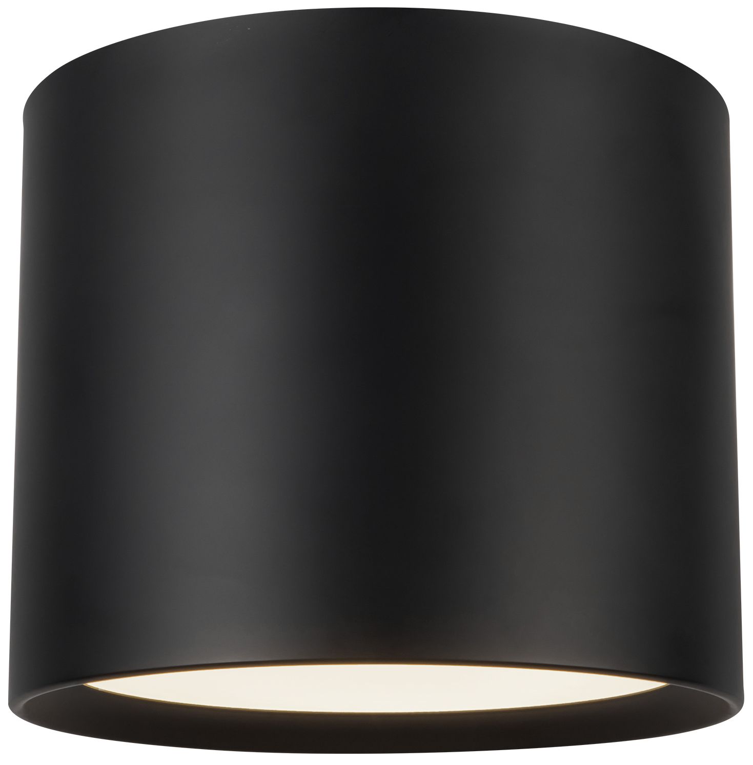 Uma 12-in Black dimmable LED Semi-Flush Mount