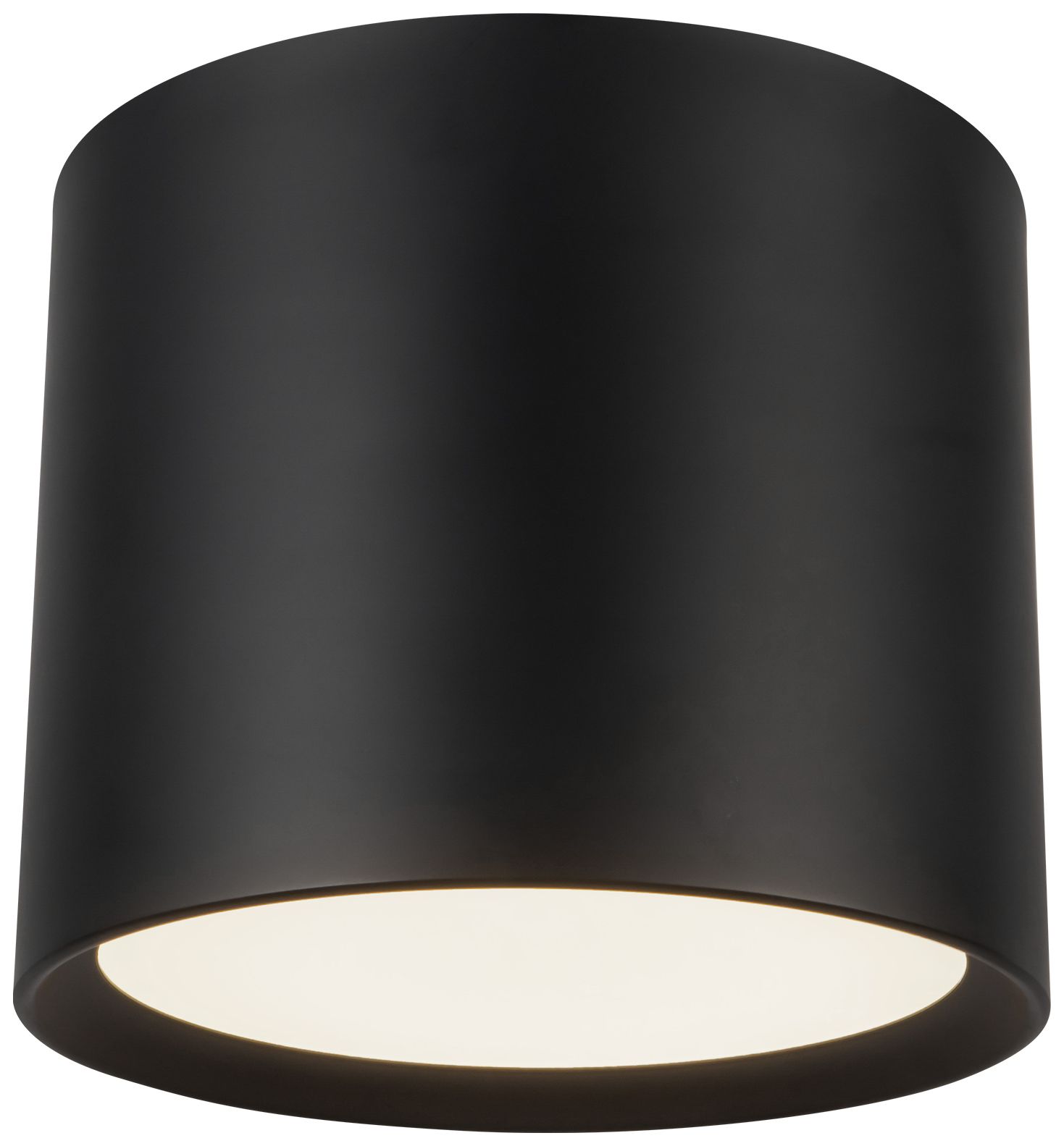 Image 4 Uma 12-in Black dimmable LED Semi-Flush Mount more views