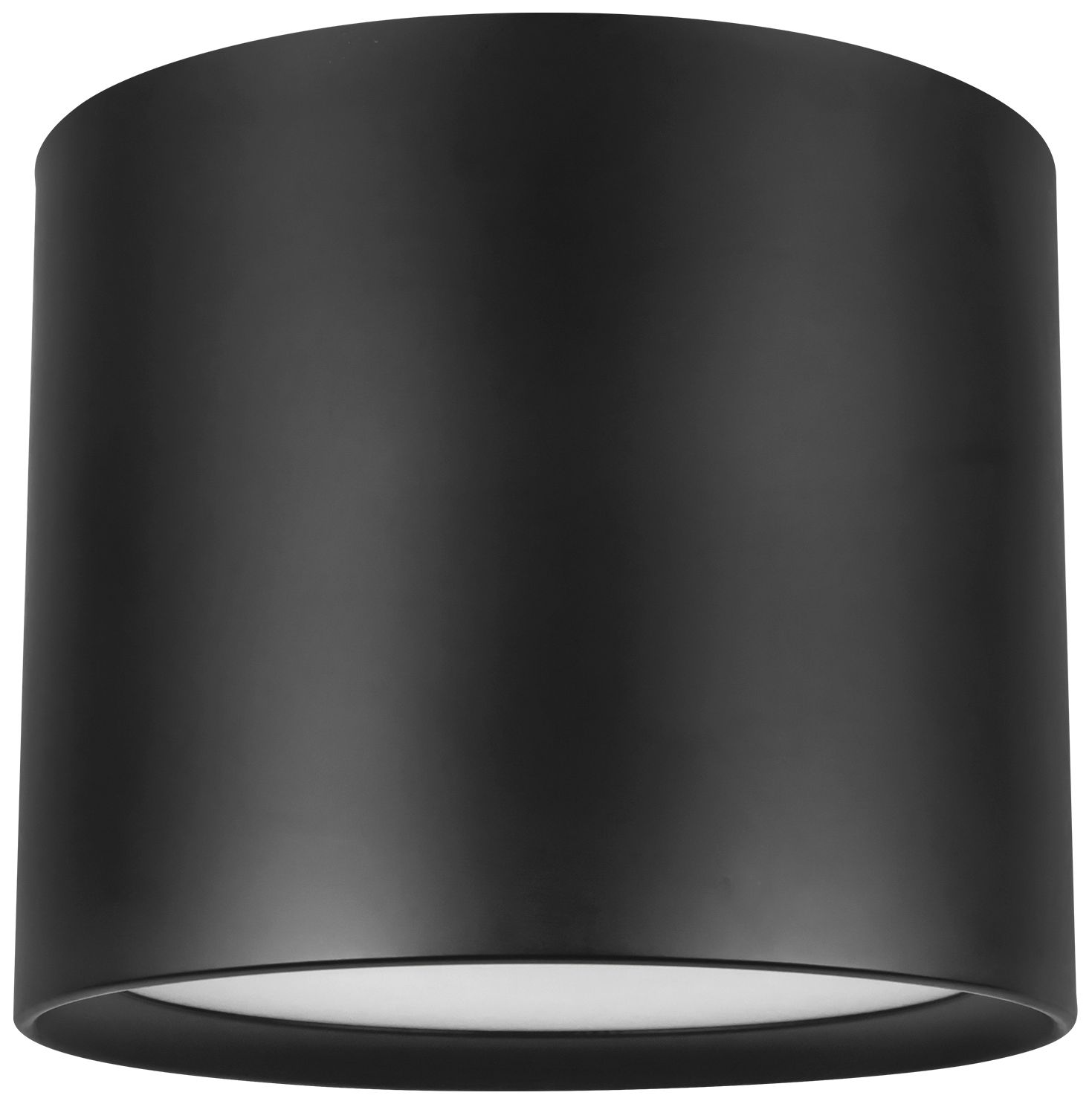 Image 6 Uma 12-in Black dimmable LED Semi-Flush Mount more views
