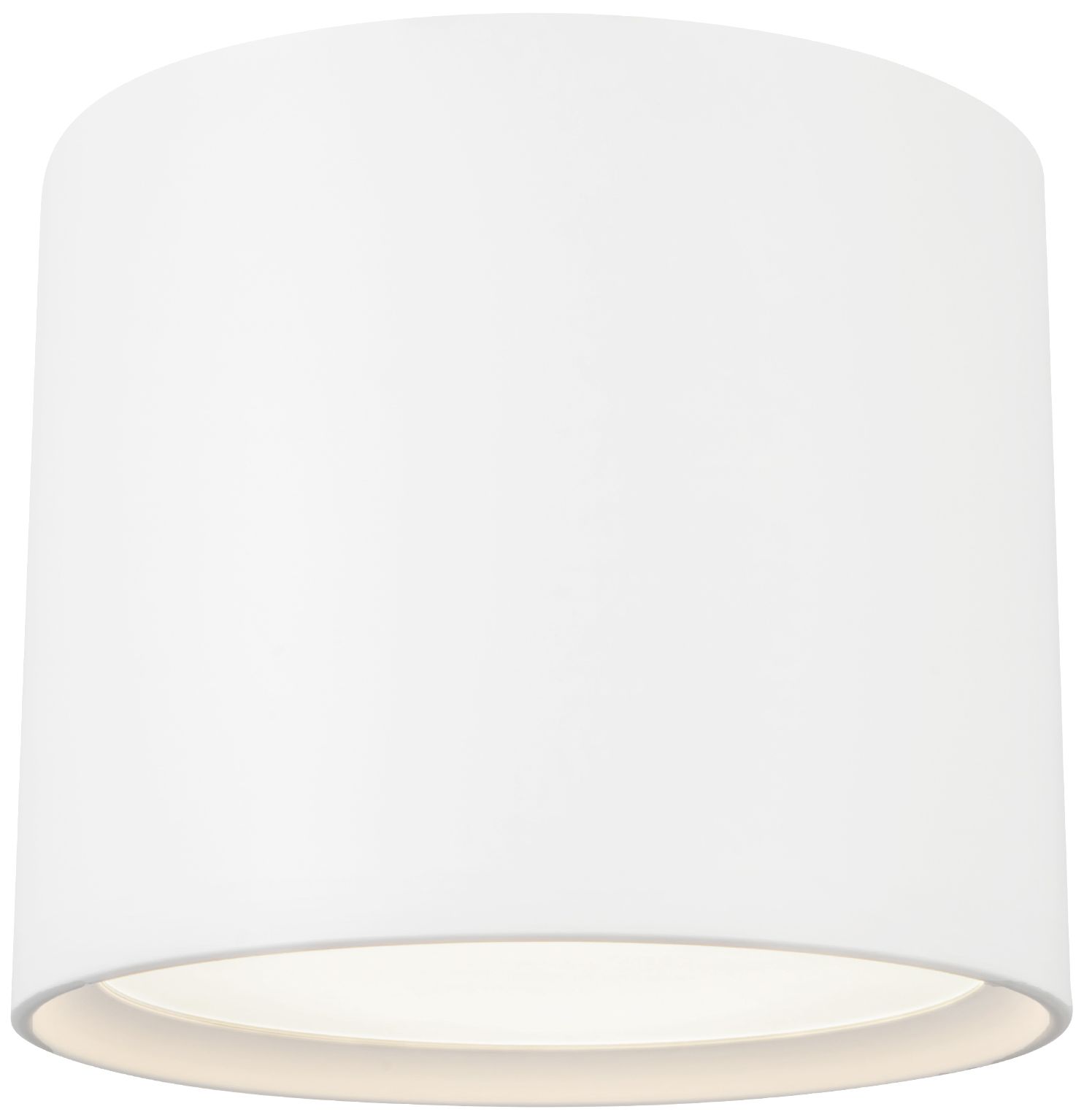 Uma 12-in White dimmable LED Semi-Flush Mount