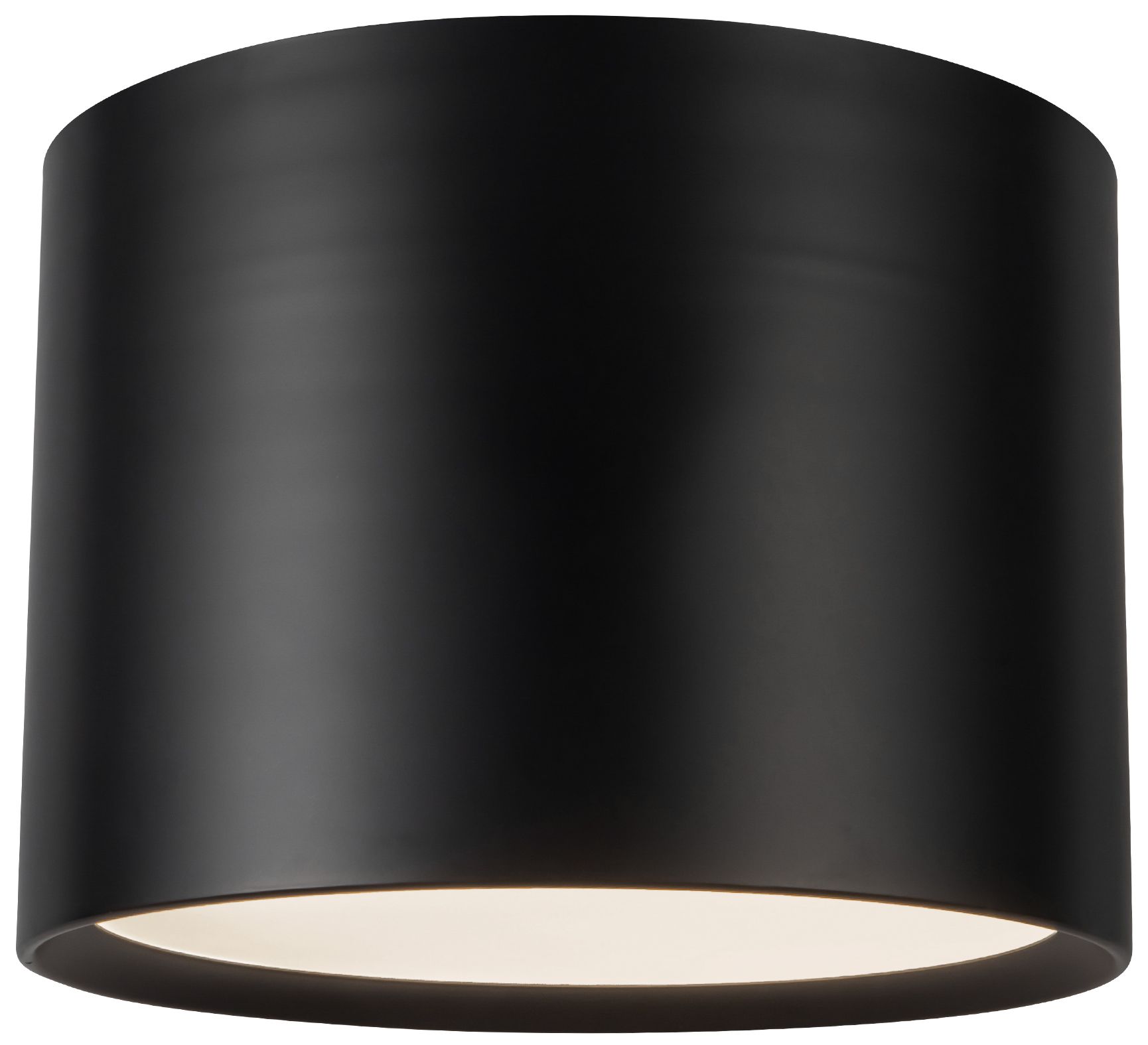 Uma 15-in Black dimmable LED Semi-Flush Mount