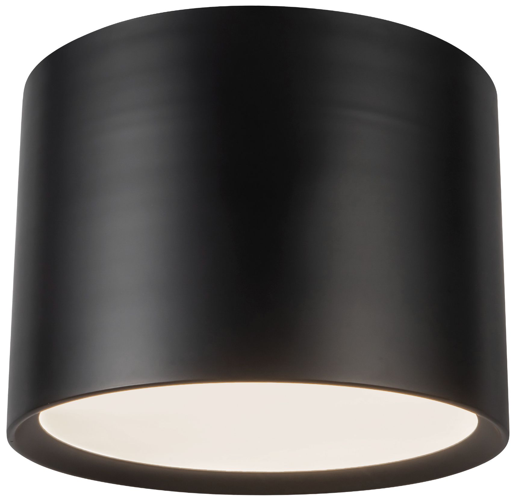Image 4 Uma 15-in Black dimmable LED Semi-Flush Mount more views