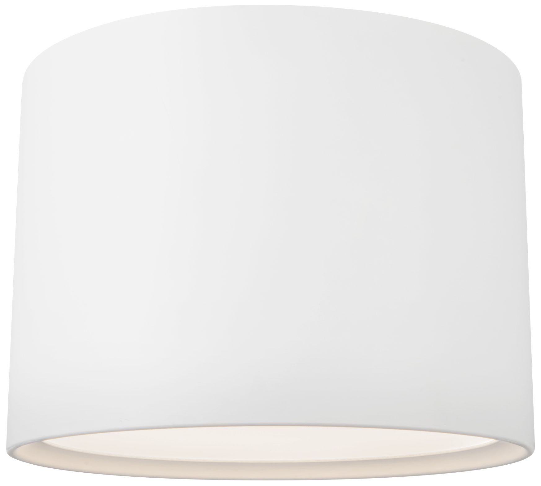 Uma 15-in White dimmable LED Semi-Flush Mount